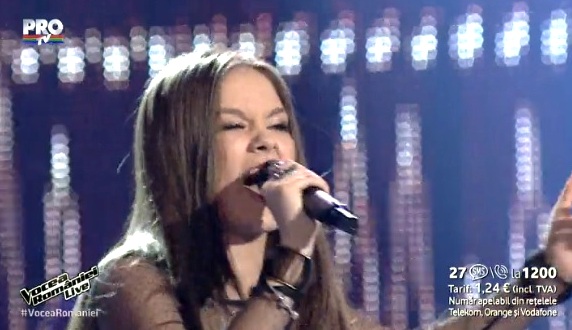 Tincuţa Fernea s-a calificat mai departe la Vocea României