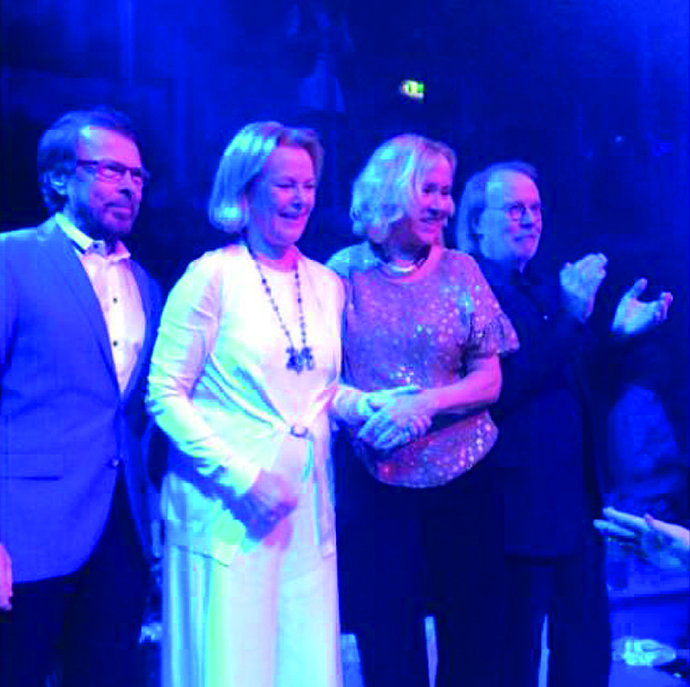 Membrii grupului Abba s-au reunit pentru o seară, la Stockholm