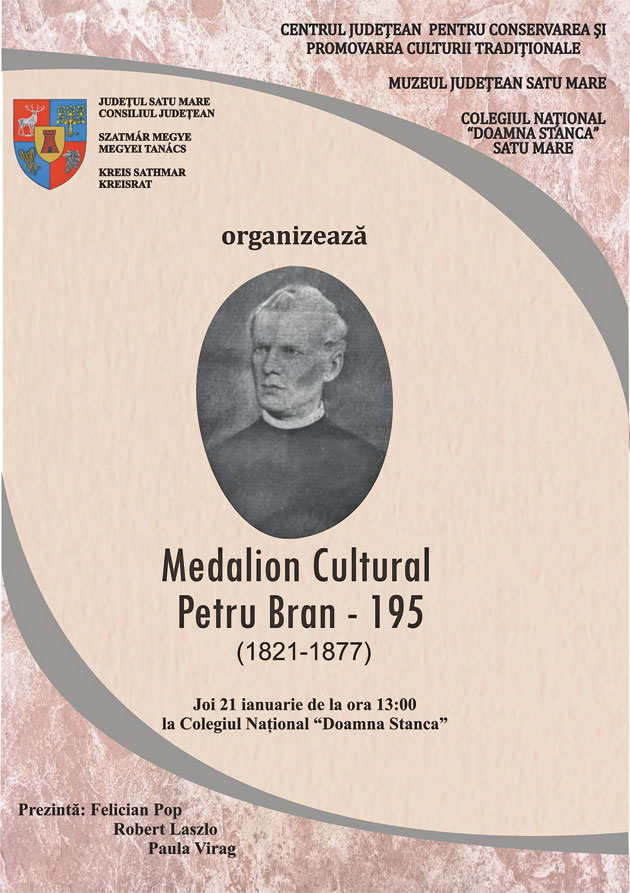 Medalion cultural Petru Bran -195