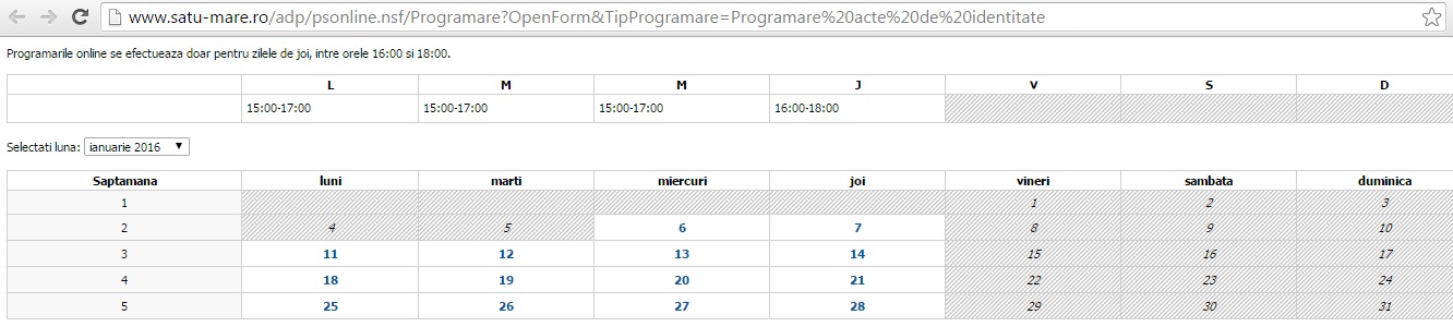 O nouĂ FACILITATE pentru sătmăreni. Programări ONLINE pentru obţinerea CĂRŢILOR de IDENTITATE