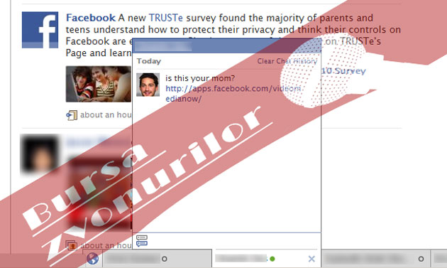 Viruşi cu mesaje ofensatoare pe Facebook