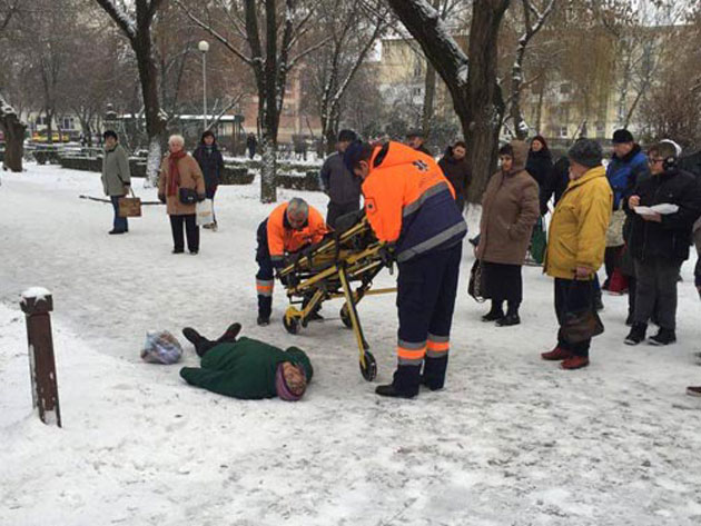 RAPORTUL Spitalului Judeţean cu privire la FEMEIA căzută în PARC