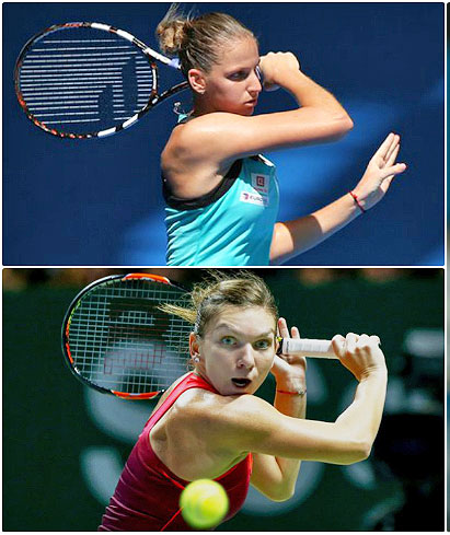 Simona Halep și Karolina Pliskova deschid balul