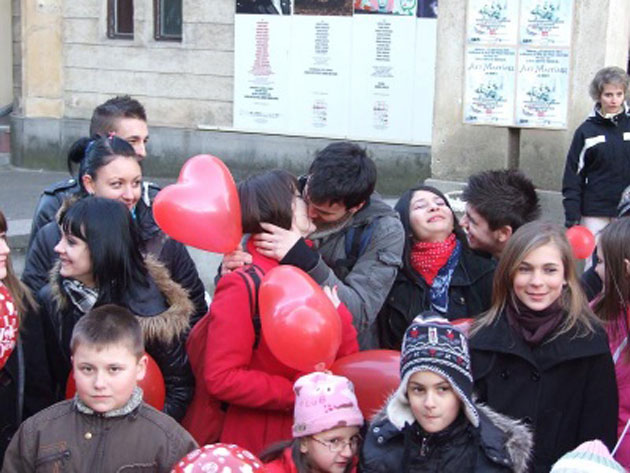 Dragostea, sărbătorită şi pe vreme mohorâtă