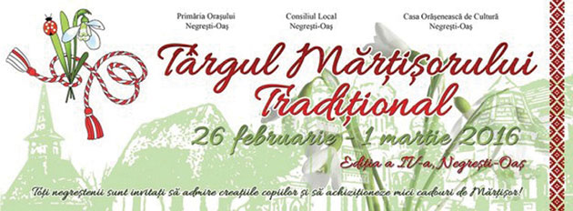 „Târgul Mărțișorului Tradițional”, la a IV-a ediție în Negrești-Oaș