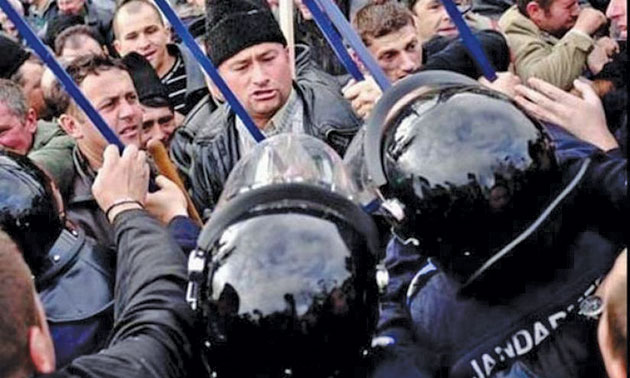 Fermierii sătmăreni, printre protestatarii  de la Parlament