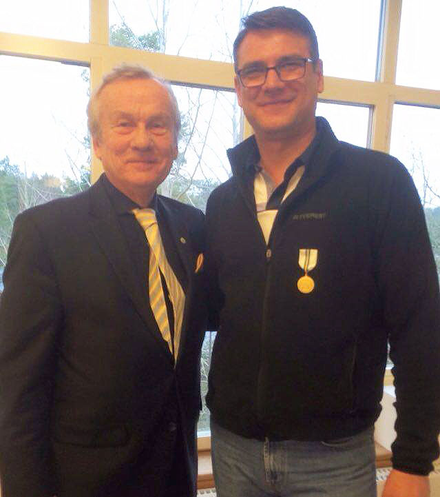 Adrian Pop, decorat în Suedia!