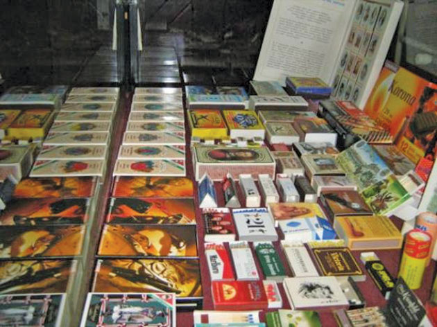 Colecţie unicat de cutii de chibrituri