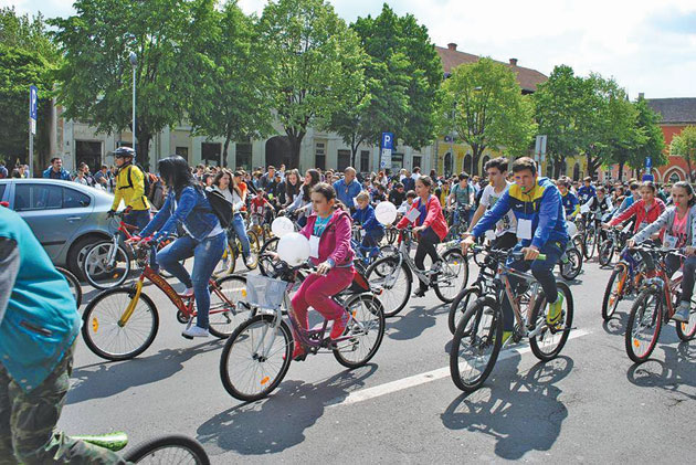 Peste 300 de sătmăreni au pedalat pentru Bibliotecă!