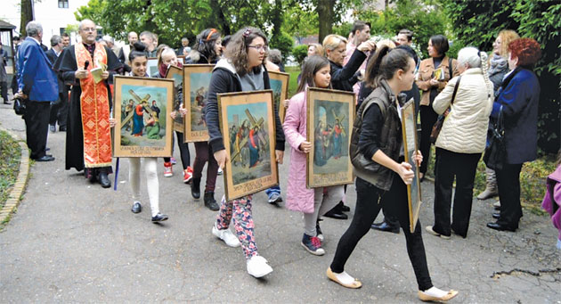 Calea Crucii, de 10 ani în Grădina Romei