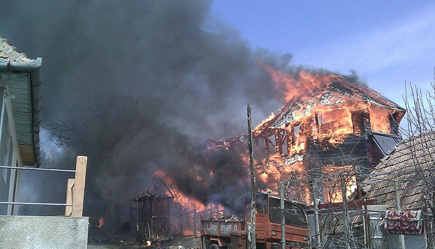 Incendiu la un grajd din Certeze