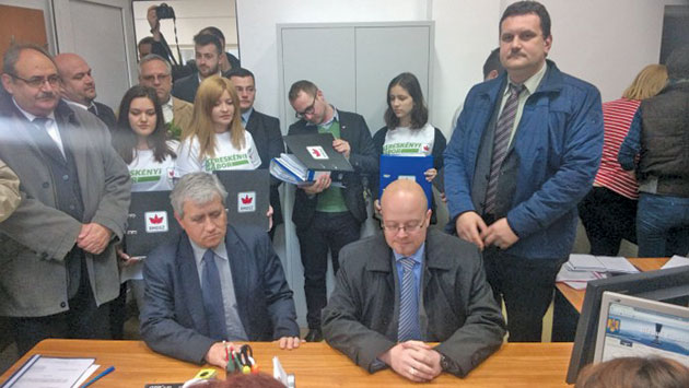 Deputatul Kereskenyi Gabor  și-a depus candidatura, oficial