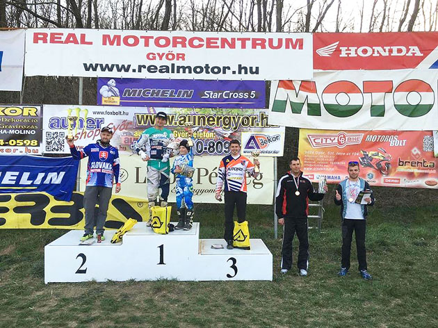 Cu motorul gripat, Mani Gyenes a terminat pe trei în Ungaria