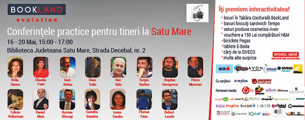 Conferinţele “BookLand   Evolution” revin la Satu Mare