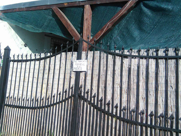 Parcare cu... pană!