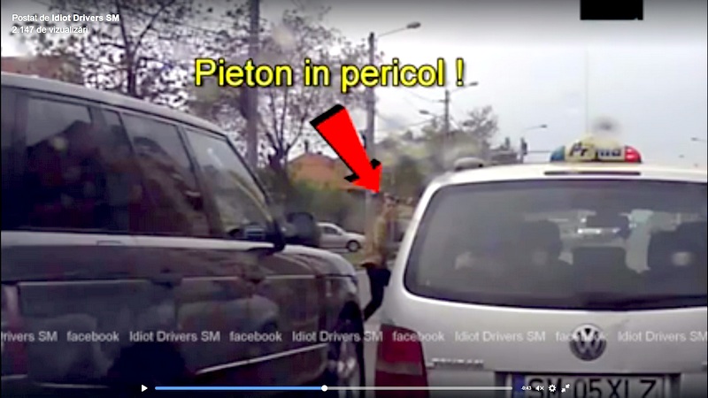 Când nesimţirea şi indolenţa în trafic au fost la un pas de tragedie