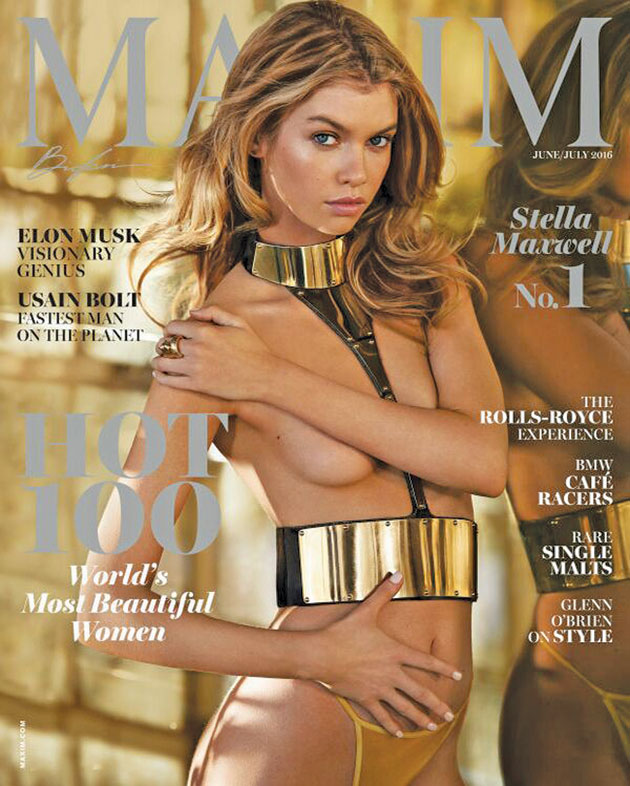 Stella Maxwell, aleasă cea mai sexi femeie din lume de revista Maxim
