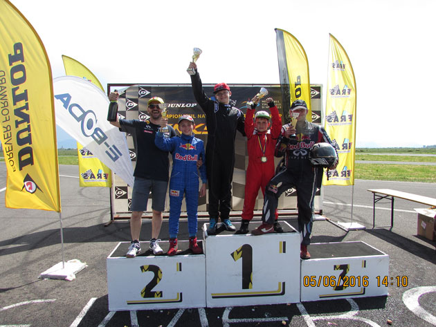 Karting  /  Sătmărenii de trei ori pe podium la Prejmer