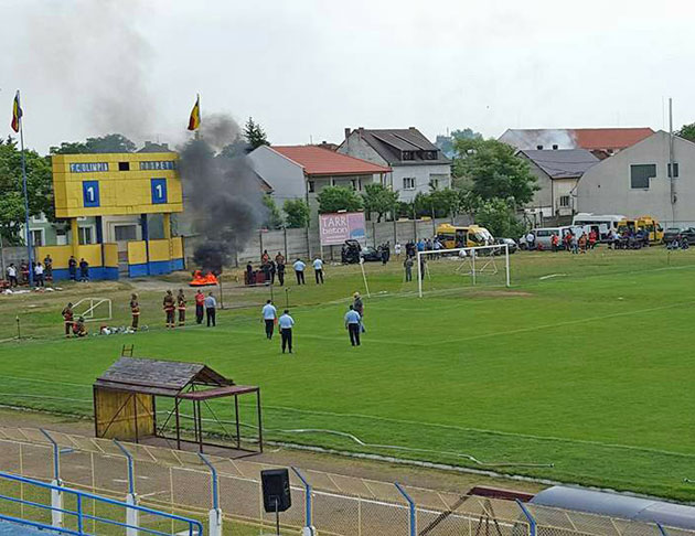 Stadionul Olimpia, „on fire”!