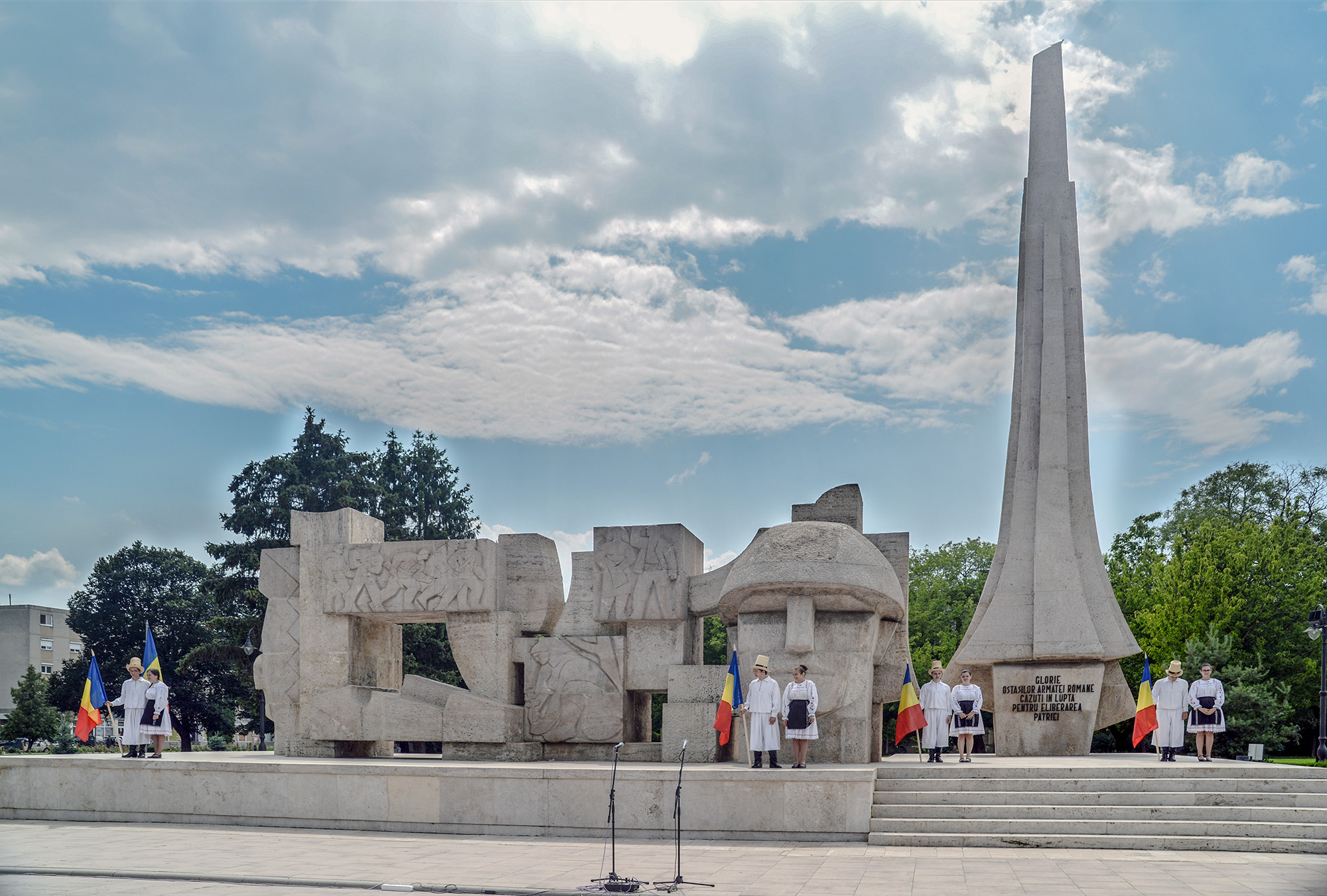 Manifestări de Ziua Drapelului Naţional  la Carei