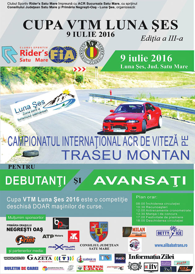 Cupa VTM revine la Luna Șes