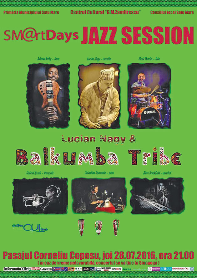 Trupa „Balkumba Tribe” aduce jazz-ul de calitate în Sătmar