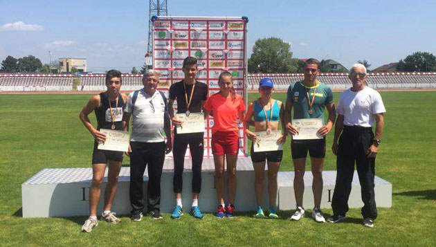 Atletism  /  Patru medalii la Naționale!
