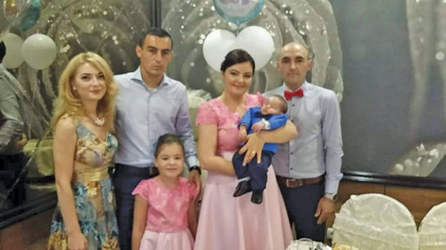 Căpitanul Cosmin Iuhas şi-a botezat băieţelul, pe Zian