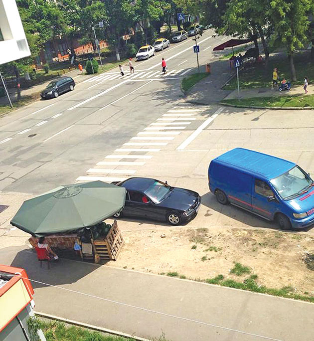 Fără legume și fructe la colț de stradă