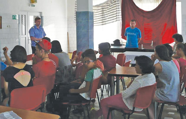 Jandarmii au predat lecții de viață