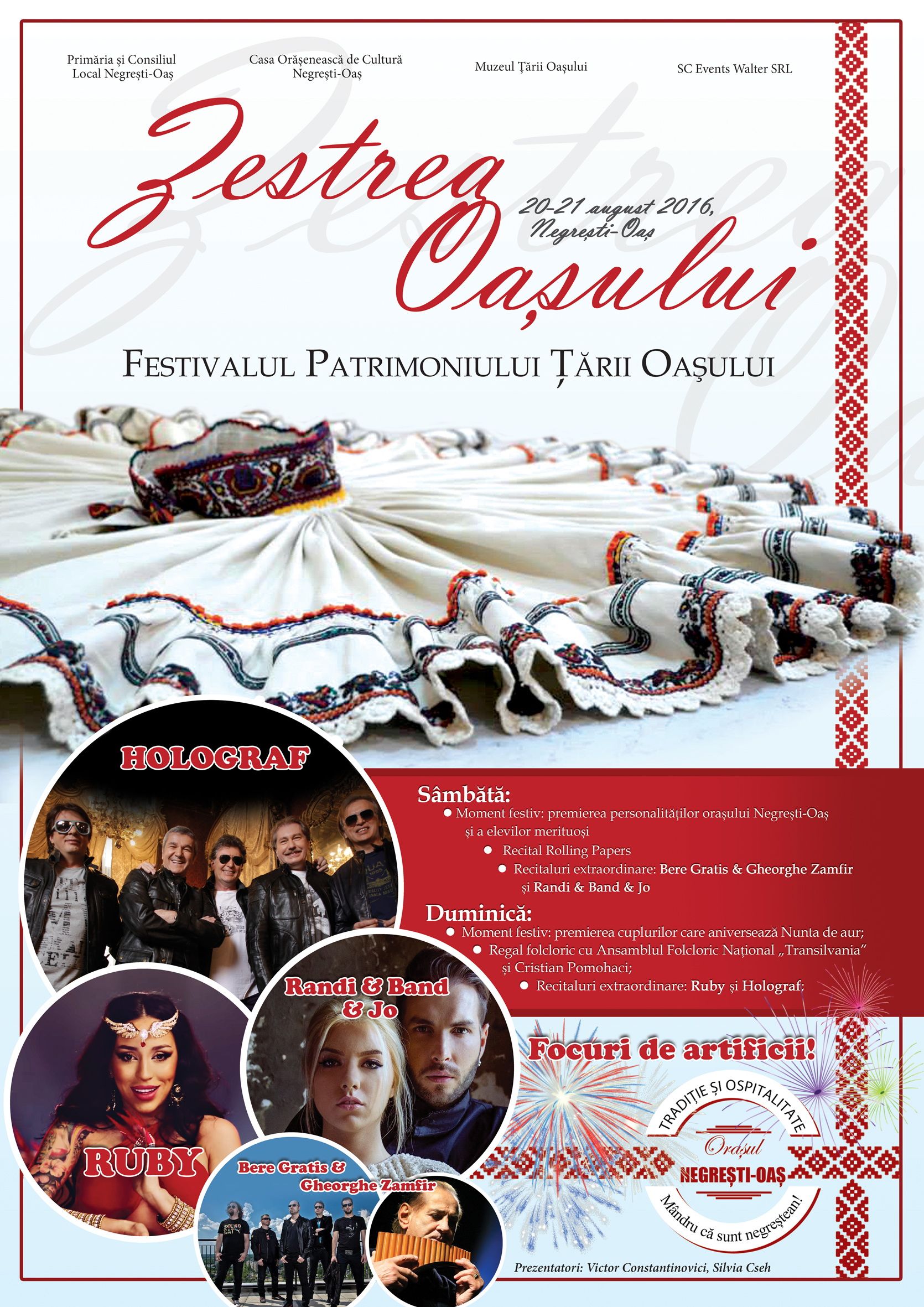 Concerte de excepţie la  Festivalul “Zestrea Oașului”