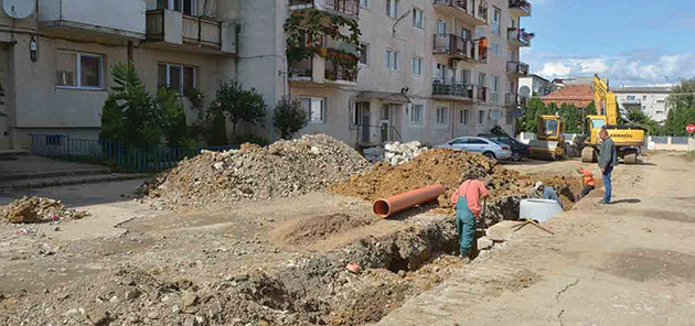 A început modernizarea străzilor din Cartierul Decebal din Negrești-Oaș