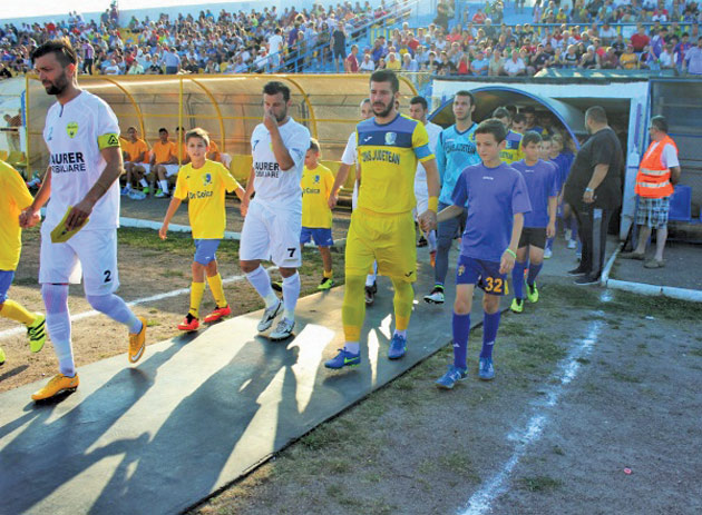 Olimpia, la mijlocul clasamentului