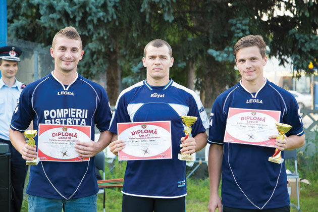 I.S.U. Satu Mare locul doi la Concursurilor Serviciilor Profesioniste pentru Situații de Urgență Bistriţa-2016