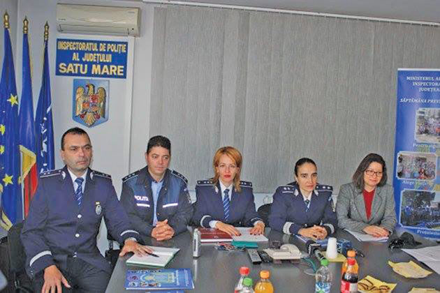 Polițiștii acționează pe străzile Sătmarului