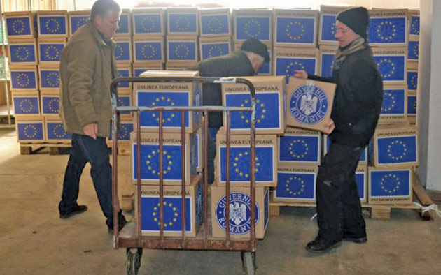 Ajutoarele alimentare neridicate vor fi redistribuite