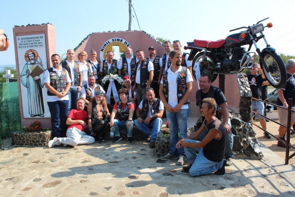 Inaugurarea Monumentului Motocicliștilor Decedați