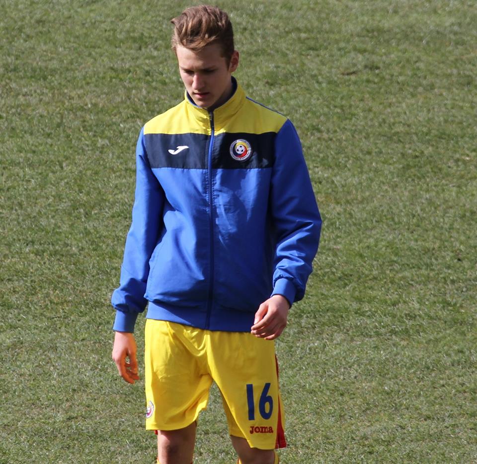 Alex Negrea, titular la Naţionala U19