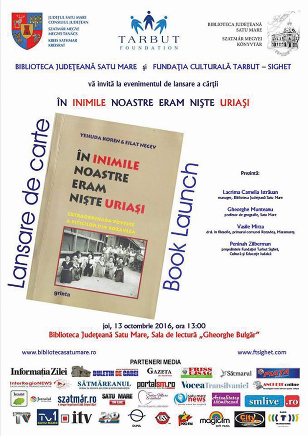 Lansare de carte la Biblioteca Județeană Satu Mare