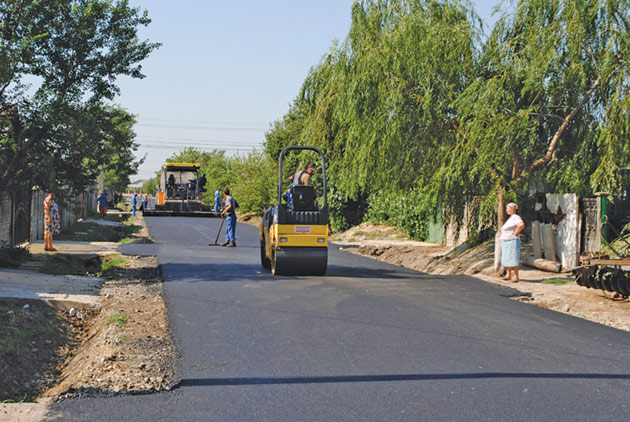 Toamna asfaltărilor la Moftin