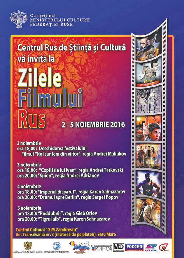 Festivalul Filmului Rus ajunge la Satu Mare