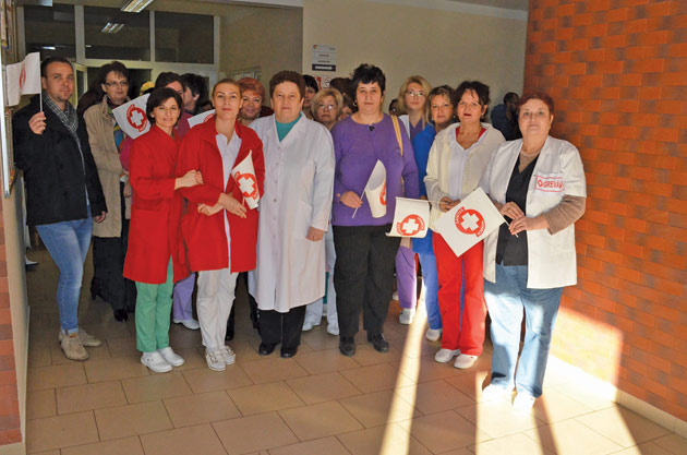 Spitalele din județ, în grevă generală