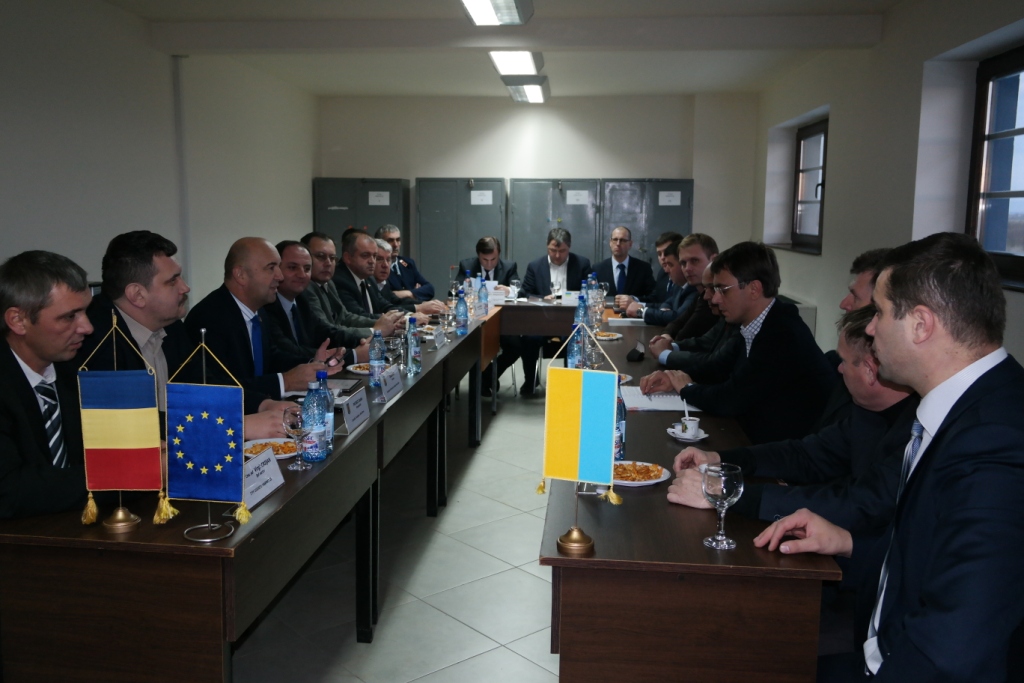 Întâlnire româno-ucraineană în punctul de frontieră  Halmeu-Diakovo
