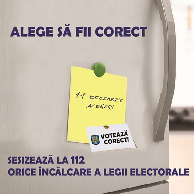 “Alege să fi corect!”, o campanie a Poliției Române