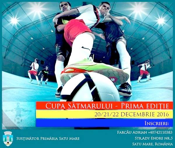 Cupa Sătmarului la futsal cu premii atractive!