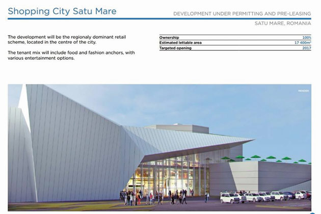 NEPI va deschide anul viitor un mall la Satu Mare