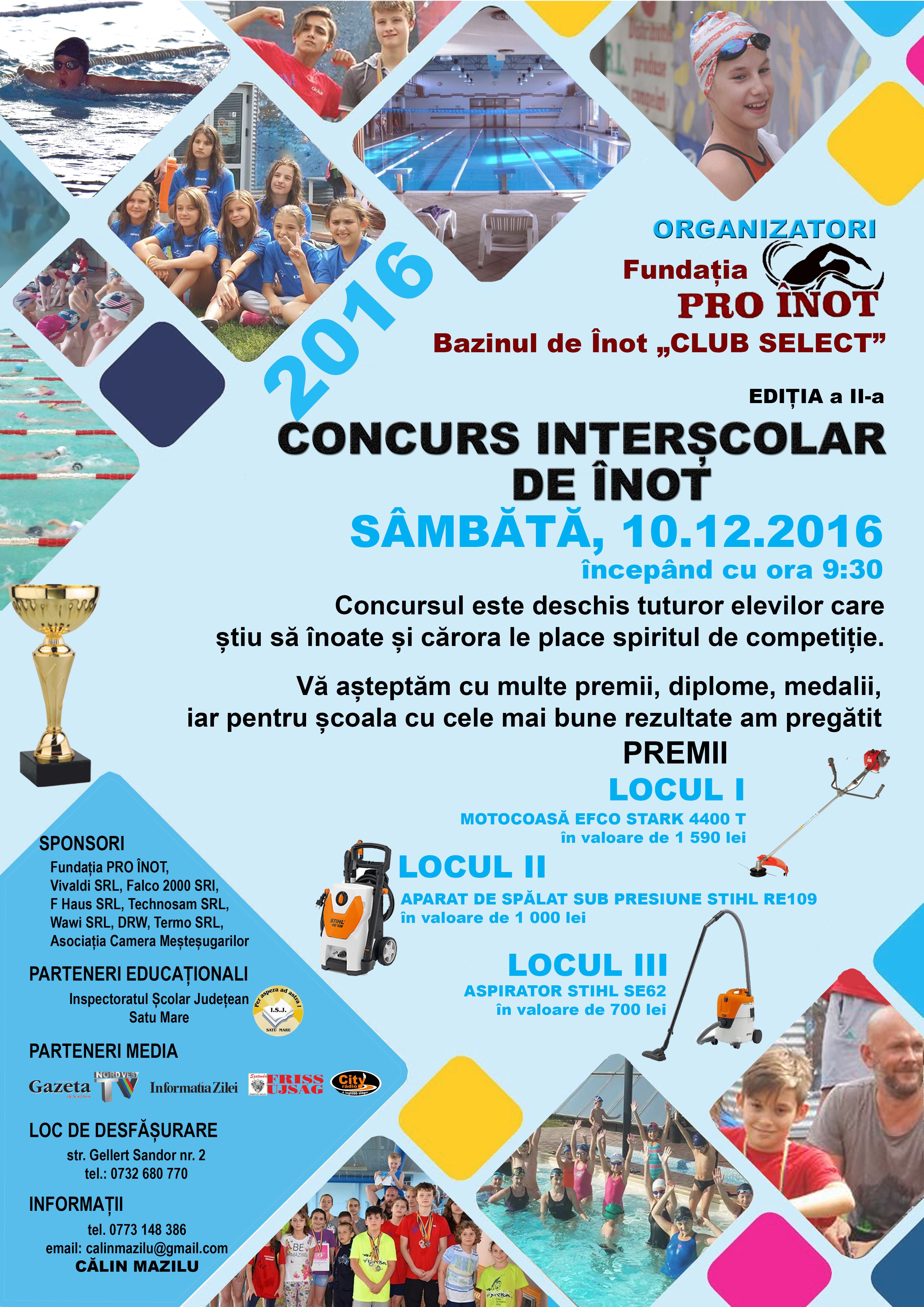 Concurs interşcolar, în premieră la Satu Mare