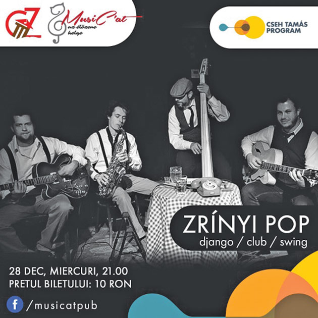 Zrínyi Pop: django swing la MusiCat!