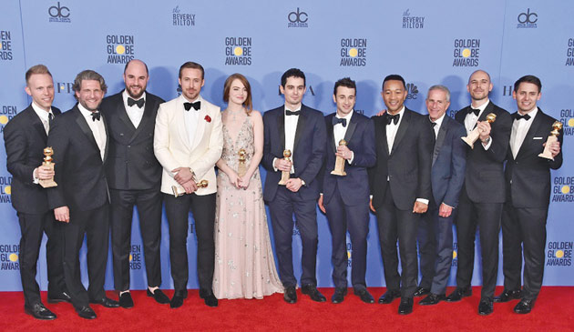 “La La Land”, marele câștigător al Globurilor de Aur