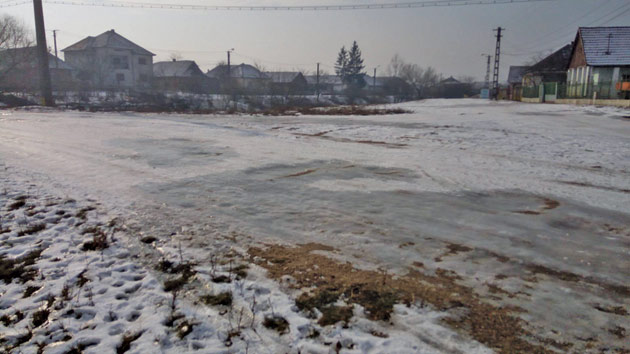 Marele patinoar din cartierul Sătmărel